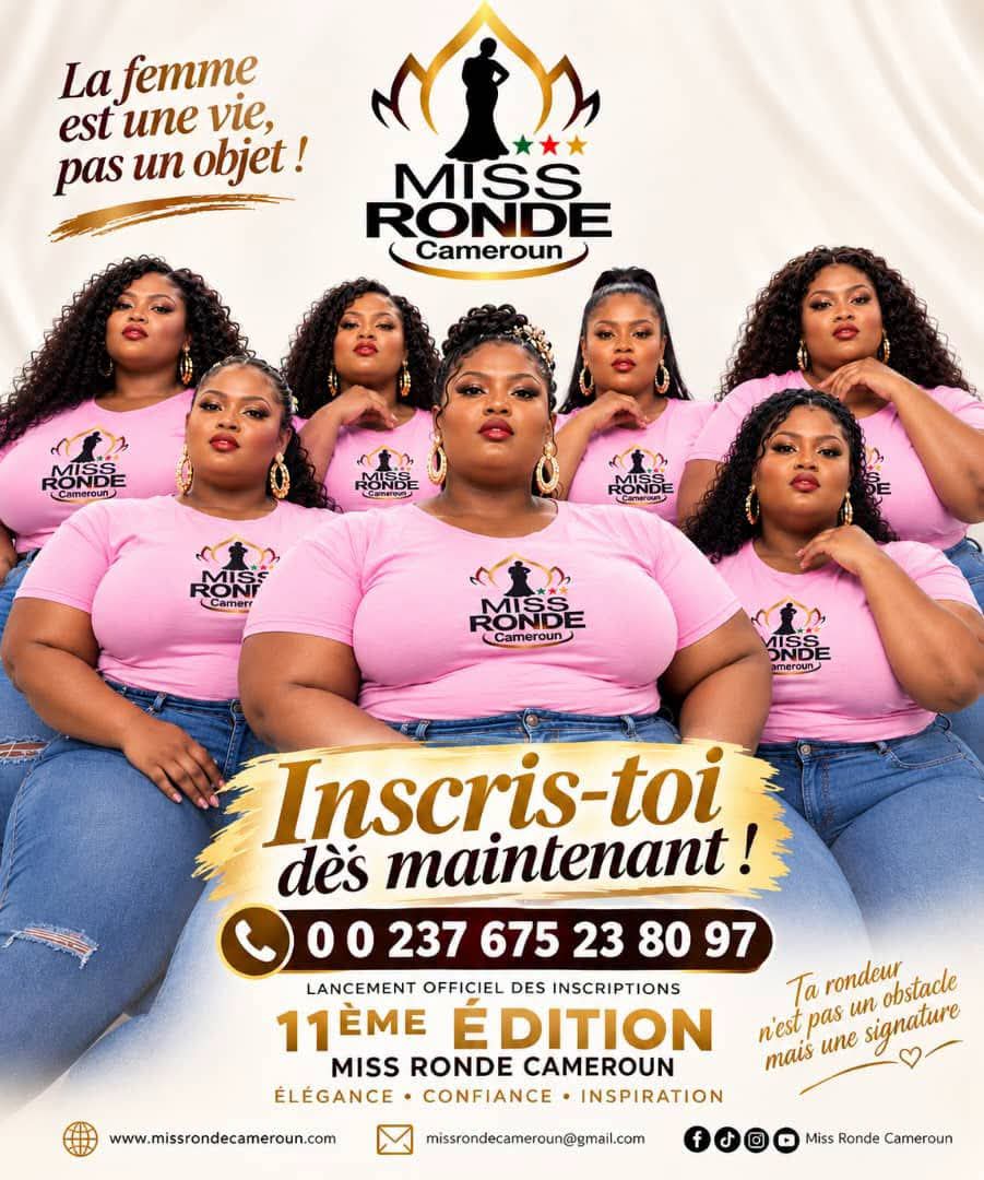Miss Ronde Cameroun 2027 : La 11ème édition est lancée!
