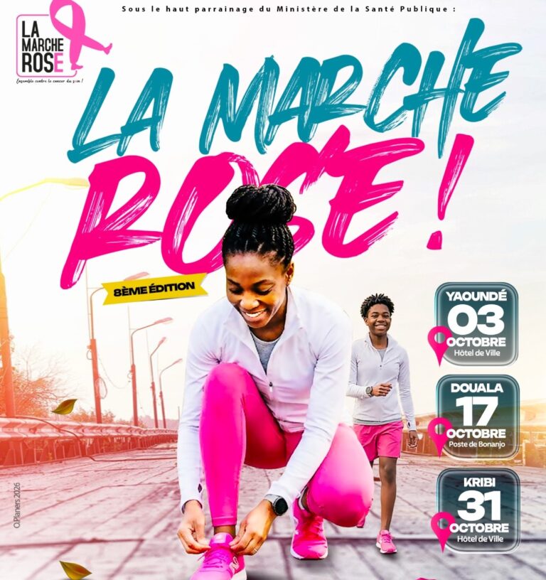 LA MARCHE ROSE 2026 : Le Cameroun marche ensemble contre le cancer du sein !