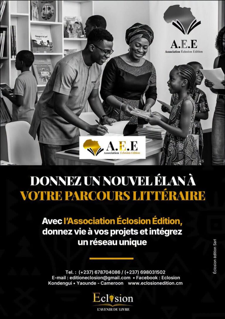 LITTÉRATURE : L&rsquo;Association Éclosion Édition donne un nouvel élan aux auteurs camerounais.