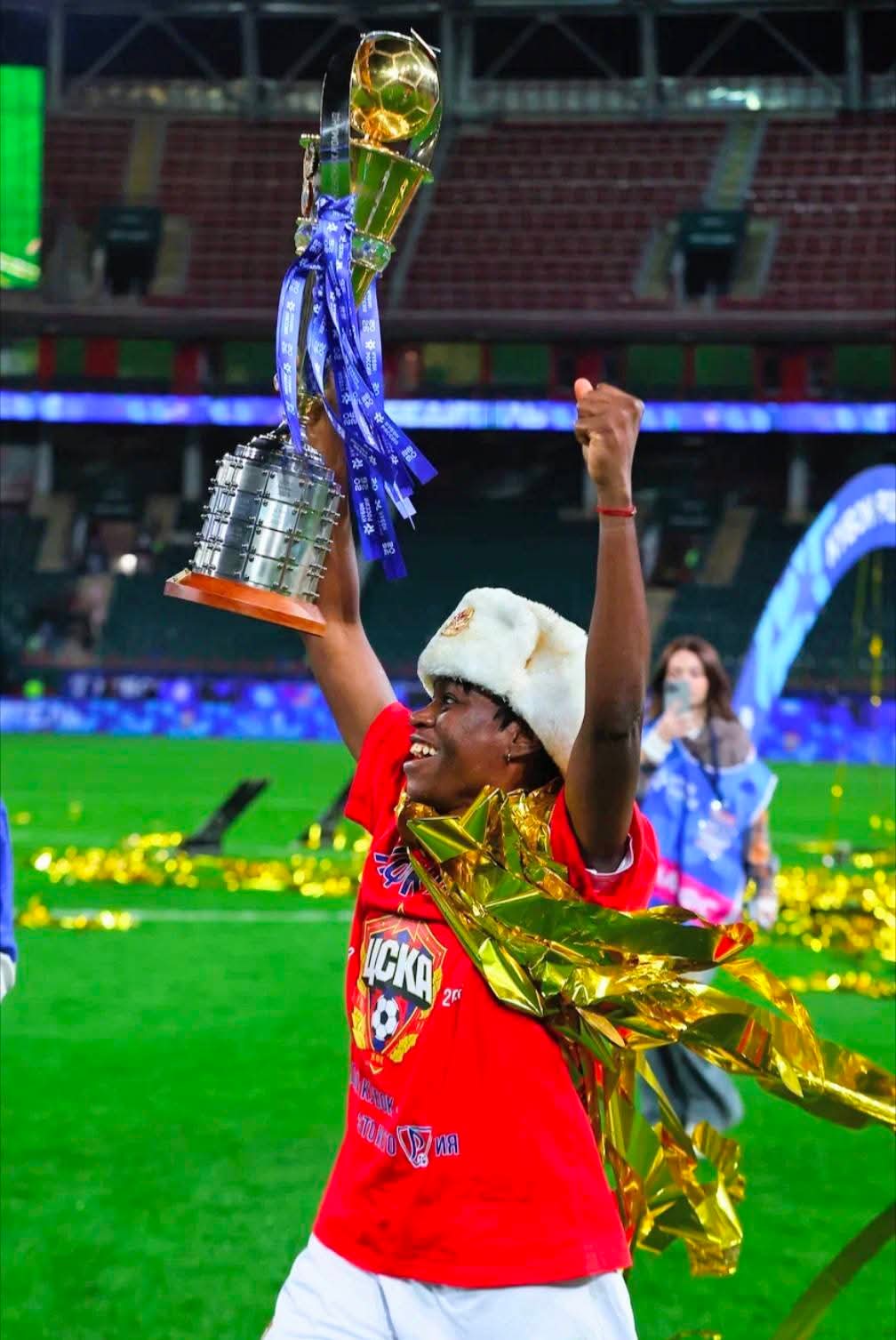 Football-Féminin: Gabrielle Oboudi Onguéné championne de Russie.