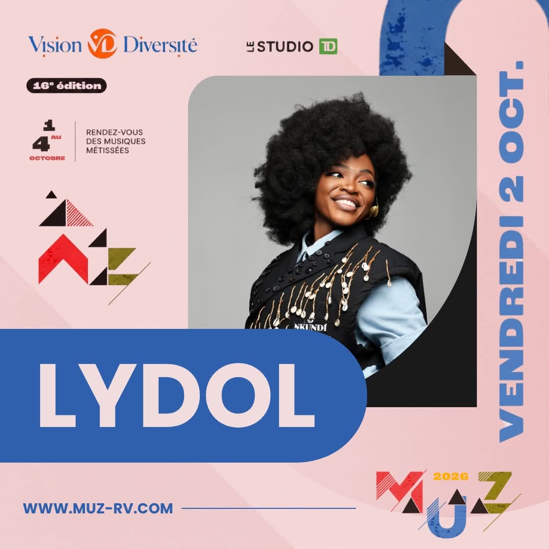 La slameuse Lydol rejoint la cohorte du festival MUZ  au Québec