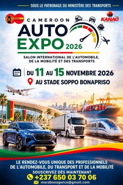 Event : CAMEROON AUTO EXPO 2026 : LE GRAND RENDEZ-VOUS DE LA MOBILITÉ EN AFRIQUE CENTRALE ANNONCÉ À DOUALA