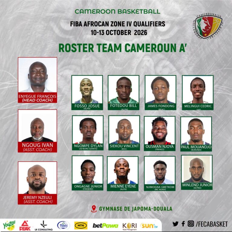 FIBA AFROCAN ZONE IV 2027 QUALIFIERS:  LES LIONS A&rsquo; SONT PRÊTS !