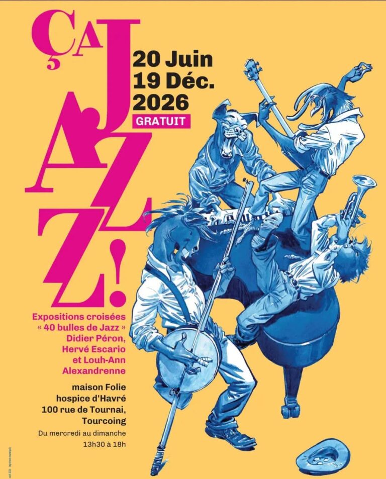 TOURCOING : « ÇA JAZZ ! » FAIT SWINGER LA BANDE DESSINÉE À LA MAISON FOLIE