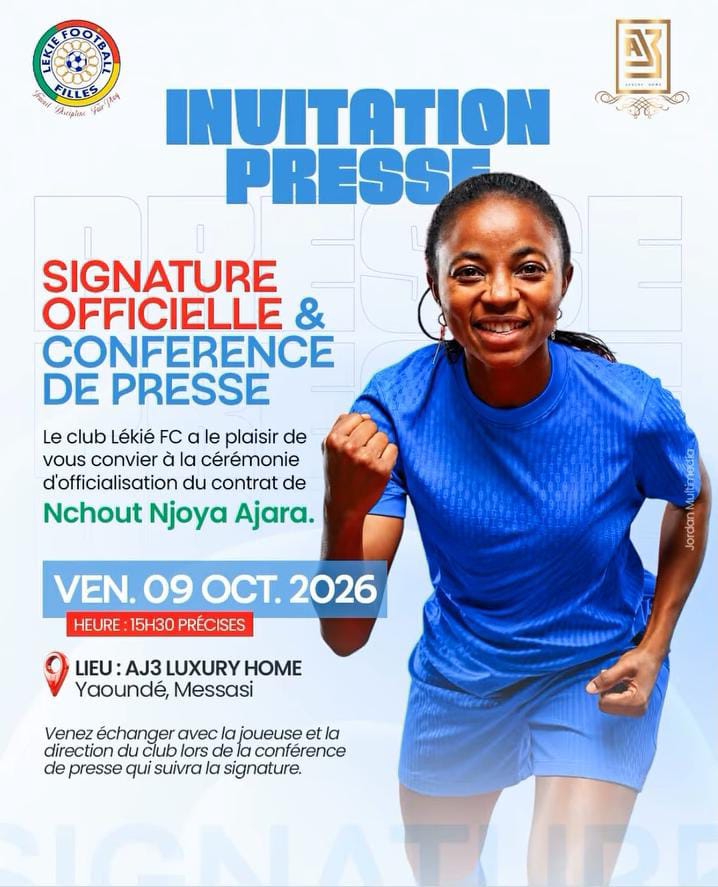 FOOTBALL FÉMININ : LEKIE FC FRAPPE FORT AVEC NCHOUT NJOYA AJARA